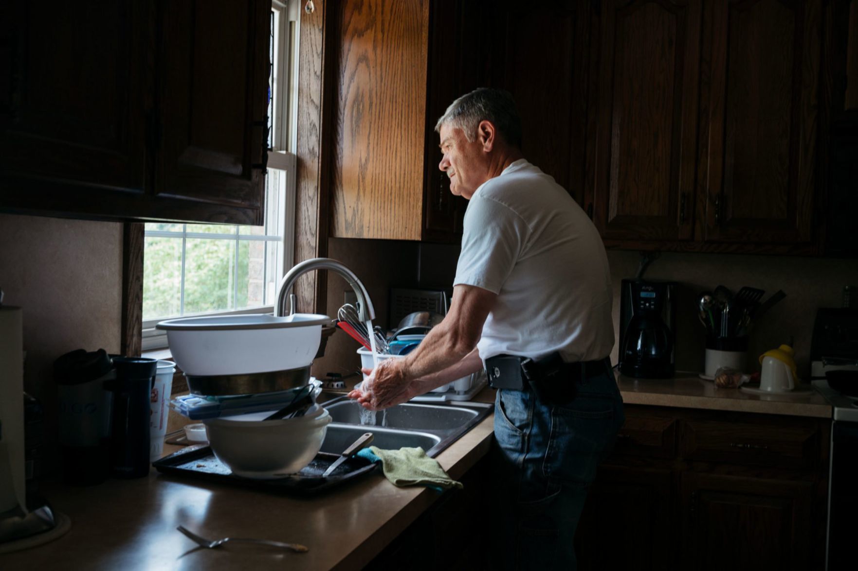 Mike Weaver at home